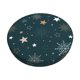 thumbnail image 1 of Balery Christmas Snowflake Fundas de asiento para taburete de bar redondo de tela de terciopelo ajustables que protegen de arañazos y manchas para sillas de 14 a 17 pulgadas.-14 inch, 1 of 7