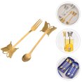 thumbnail image 4 of Miangastore Dessert Tasting Tableware Butterfly Pattern Handle 1 Set 5.4x1.4in, 4 of 8
