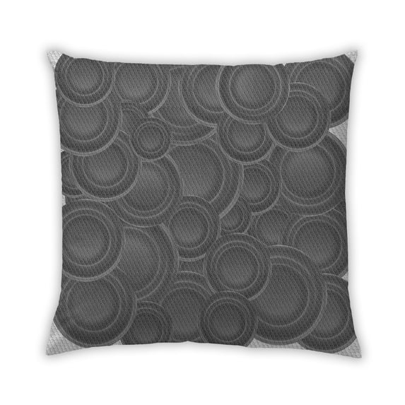 Ahgly Company Outdoor Square Contemporary Throw Pillow, 18 inch by 18 inch