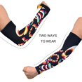 thumbnail image 4 of ALAZA Skull with Hand UV Sun Protection Arm Sleeves UPF 50+ Compression Cooling Sleeve 1 Pair, 4 of 7