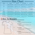 thumbnail image 3 of jjayotai 4th of July Shirts Women 3/4 Sleeve Crewneck Cute Shirts Casual Print Three Quarter Length T Shirt, 3 of 6