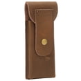 thumbnail image 3 of Funda protectora para maquinilla de afeitar de seguridad portátil, funda de viaje antigua de piel de vaca, 3 of 8
