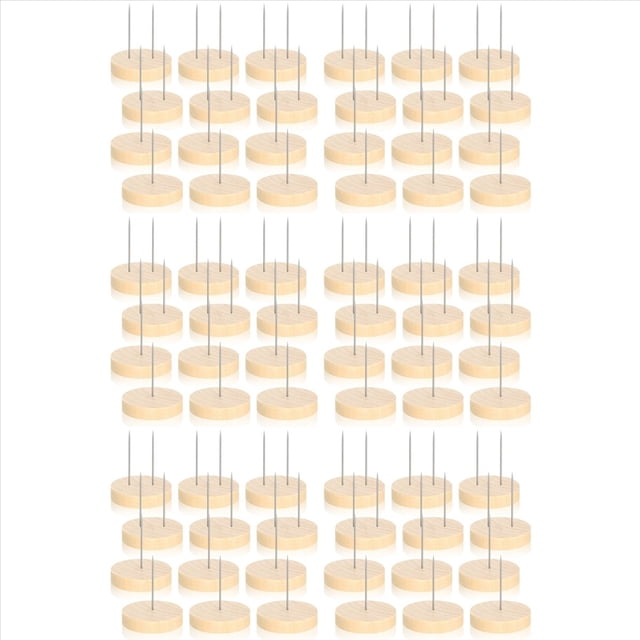 72 Piezas de Soporte para Muñecas de Ganchillo, Soporte para Muñecas, Base de Madera para Muñecos de Fieltro, Soporte para Figuras de Acción