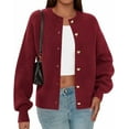 thumbnail image 5 of PRETTYGARDEN Cardigan Sweaters for Women Long Sleeve Open Front Button Down Trendy Fall Fashion Knit Winter Coats, 5 of 10