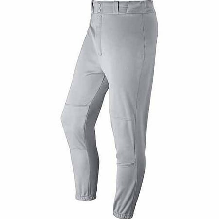 - Wilson Adult Baseball Zipper Pants with Elastic Waistband and Belt Loops, Grey