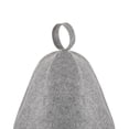 thumbnail image 3 of 2pcs Sauna Hat Wool Heat Aislamiento Unisex Accesorios Ducha (gris), 3 of 4