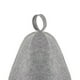 thumbnail image 3 of 2pcs Sauna Hat Wool Heat Aislamiento Unisex Accesorios Ducha (gris), 3 of 4
