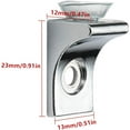 thumbnail image 2 of 50 Pack Glass Shelf Brackets with Polished Chrome Zinc Alloy Suction Cup Base, 2 of 5
