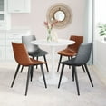 thumbnail image 3 of Opus Dining Table White & Gold Dining Table, Modern Style, Painted MDF round shape tabletop, Steel, Indoor Dining, 3 of 12