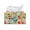 Butterfly, variant on ZUXONGSY Cow Print Sunflower Tissue Box Cover PU Leather Household Tissue Holder with Buttons Stylish Leather Box Easy to Install Facial Paper Organizer for Home Bathroom Car