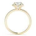 thumbnail image 2 of 2.50 Ct Solitaire Round Natural Moissanite Engagement Rings for Women Fine 18K Yellow Gold, 2 of 5