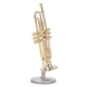 thumbnail image 1 of Mini instrumento musical, trompeta en miniatura, modelo de trompeta en miniatura de latón duradero, adorno de trompeta de latón, rendimiento potente, 1 of 14