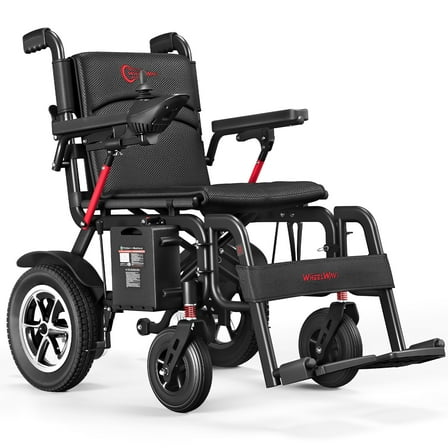 Foldable Electric Wheelchair for Adults, Lightweight Power Chair with 500W Motors, 15 Mile Range