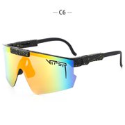 Newce viper flip new European and American one-piece goggles large frame colorful sunglasses sports riding windproof