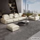 thumbnail image 4 of Premium Italian Genuine Leather Sectional Sofa Sets Couch Sofas with USB and Bluetooth Speaker - MINGDIBAO Living Room Furniture My Lux Decor Round, 4 of 12