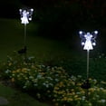 thumbnail image 6 of Fairnull Lawn Lamp High Brightness Creative Shape Waterproof Automatic ON/OFF Easy to Install Enhance Atmosphere Plastic Garden Angel LED Solar Garden Stake Lights Garden Supplies, 6 of 10