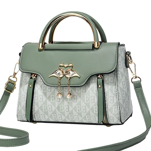 Bolsas para Mujeres Mujeres Bolso de Hombro de Gran Capacidad Bolso de Mensajero de Cuero Suave para Mujeres
