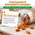 thumbnail image 4 of Vitamin B Complex Capsules, Rich in Vitamin B1, B2, B3, B6, Biotin (B7), Folic Acid (B9), B12 Dietary Supplement- 120 Capsules, 4 of 7