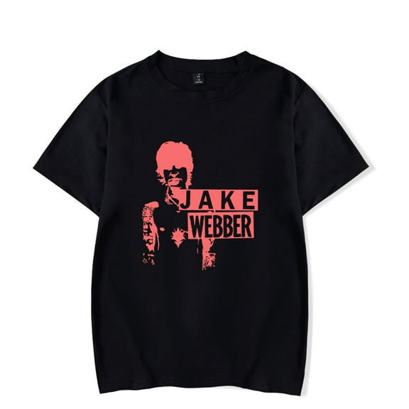 Jake Webber Burnout T-Shirt Men/Women Streetwear T-Shirt Shirt Short Sleeve