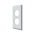 thumbnail image 2 of Deltana SWP4752U26 Switch Plate Cover 2 Receptacle Polished Chrome, 2 of 2