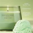 thumbnail image 3 of Yankee Candle Green Apple Sorbet Studio Home Decor Scented Candles, 10 oz, 3 of 7