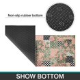thumbnail image 6 of Pioneer Flower Floral Print Pattern Kitchen Rugs Sets Of 2, Anti Fatigue Non Slip Washable Floor Mats for Kitchen Sink Laundry, 17X30 Inch + 17X47 Inch, 6 of 6
