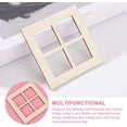 thumbnail image 4 of 20 Pcs Wooden Miniature Window Square Miniature Window Frame Mini Window Garden Ornaments Mini Furniture Window Frame for Miniatur Houses Decoration Furniture Acessories 2.8x2.8 inch, 4 of 9