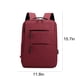 thumbnail image 3 of Mochila para portátil de 15.6 pulgadas, mochila de viaje delgada de negocios roja con puerto de carga USB, mochila de hombro doble de gran capacidad para la universidad y la escuela, regalos para homb, 3 of 6