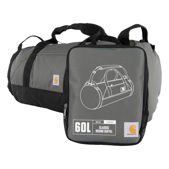 Bolsa de lona Carhartt Classic redonda con bolsa multiusos de 60 litros Gravel