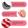 thumbnail image 7 of SUCS 6 Pieces Dog Striped T-Shirt Dog Shirt Breathable Pet Apparel Colorful Puppy Sweatshirt Dog Clothes for Dogs Puppy, 7 of 7