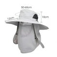 thumbnail image 5 of Shenmeida Fashion Summer Outdoor Sun Fishing Cap Neck Face and Neck Hat Wide Brim, 5 of 8