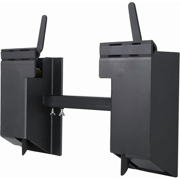 Universal Skid Steer Quick Tach Conversion Adapter Mount Plate Attach Adapter, for Kubota, 9.8'' Adjustable Cross Brace, 4000 LBS Weight Capacity,Skid Steer,Black