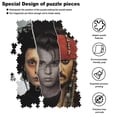 thumbnail image 6 of Johnny Depp Jigsaw Puzzle, Wood Puzzles Adult, 500 PCS Jigsaw Puzzle Perfect for Game Nights, 6 of 8