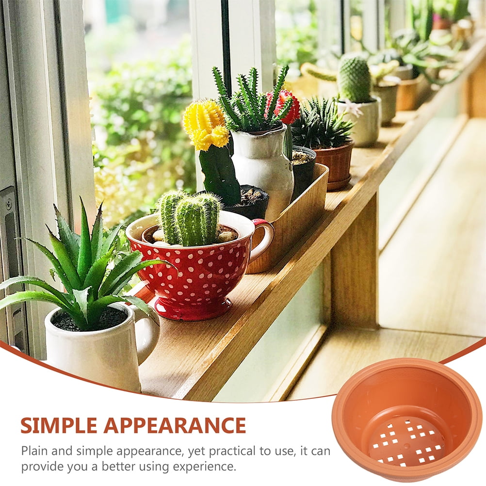 8 Pcs Flowerpot Planters for Indoor Plants Garden Small Floral Containers