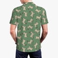 thumbnail image 2 of Polo Shirts for Men, Classic Cute Goat Green Cuteness Casual Mens Polo Shirts Short Sleeve Button Down Classic Mens Golf Polo Shirts, 2 of 7