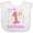 AA-White, variant on Inktastic It's My First Birthday Boys or Girls Baby Bib