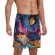 thumbnail image 2 of Fotbe Fantasy Cosmic Landscape Pantalones Cortos de Pijama para Hombre, Ropa de Dormir, Pantalones de Pijama Cortos para Hombre-Small, 2 of 6