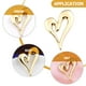 thumbnail image 2 of Broche de corazón con forma de corazón para mujer, joyería, regalo de San Valentín para ella, 2 of 7