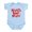 Sky Blue, variant on CafePress - World's BEST Mom! Infant Bodysuit - Baby Light Bodysuit, Size Newborn - 24 Months