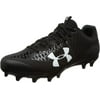 Under Armour Men's Nitro Select Low MC Football Cleat, Black/White, 7.5 D(M) US