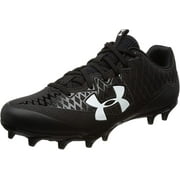 Under Armour Men's Nitro Select Low MC Football Cleat, Black/White, 7.5 D(M) US