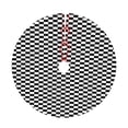 thumbnail image 6 of Christmas Tree Skirt Chess Checkerboard Xmas Tree Skirt Mat for Christmas Decorations Party Holiday 48", 6 of 6