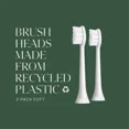 thumbnail image 3 of PLUS ULTRA Toothbrush Replacement Heads for Sonicare Electric Toothbrush, Soft, Eco-Friendly, 2 Pack, 3 of 11