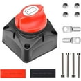 thumbnail image 2 of OUSITAID Battery Switch 12V-60V Battery Disconnect Switch Battery Power Cut Switch Disconnect Isolator with Mounting Bolts & 8mm Copper Ring Terminal for Car Truck Boats RV ATV (On/Off), 2 of 8