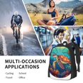 thumbnail image 6 of Balery Sea Turtle in Coral Backpack for Men and Women - Durable 600D Oxford Cloth -Large Capacity, Water-Resistant School, Travel, and Hiking Bag, 6 of 7