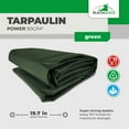 thumbnail image 5 of Heavy Duty Poly Tarp, Waterproof, Garden, Camping, Furniture Cover 90 GSM Green, 5 of 6