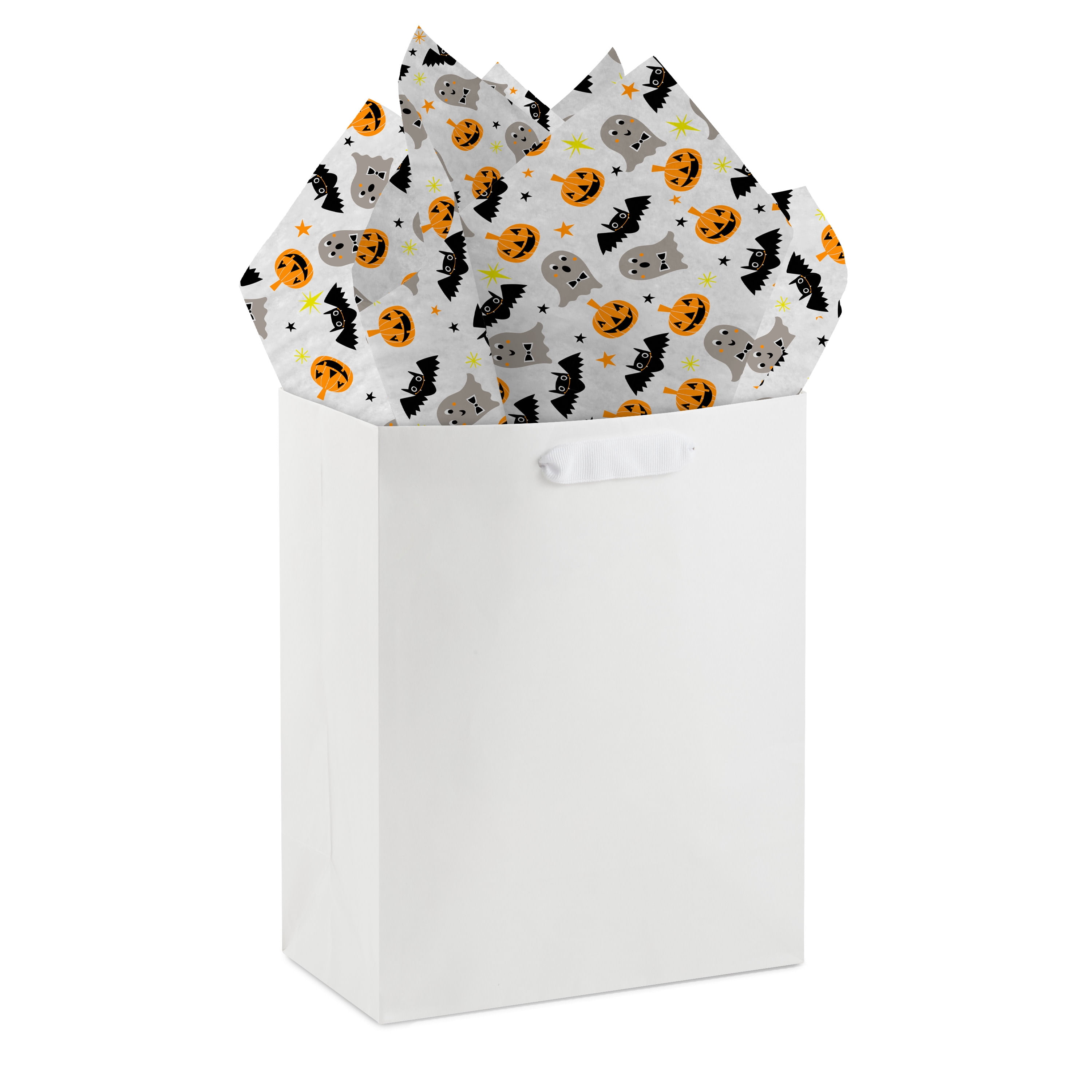 Hallmark Halloween Tissue Paper (Ghosts, Bats and Pumpkins), 6 Count