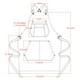 thumbnail image 4 of Delantal Jeanerlor de algodón negro para hombre, talla L a XXL, 4 of 9
