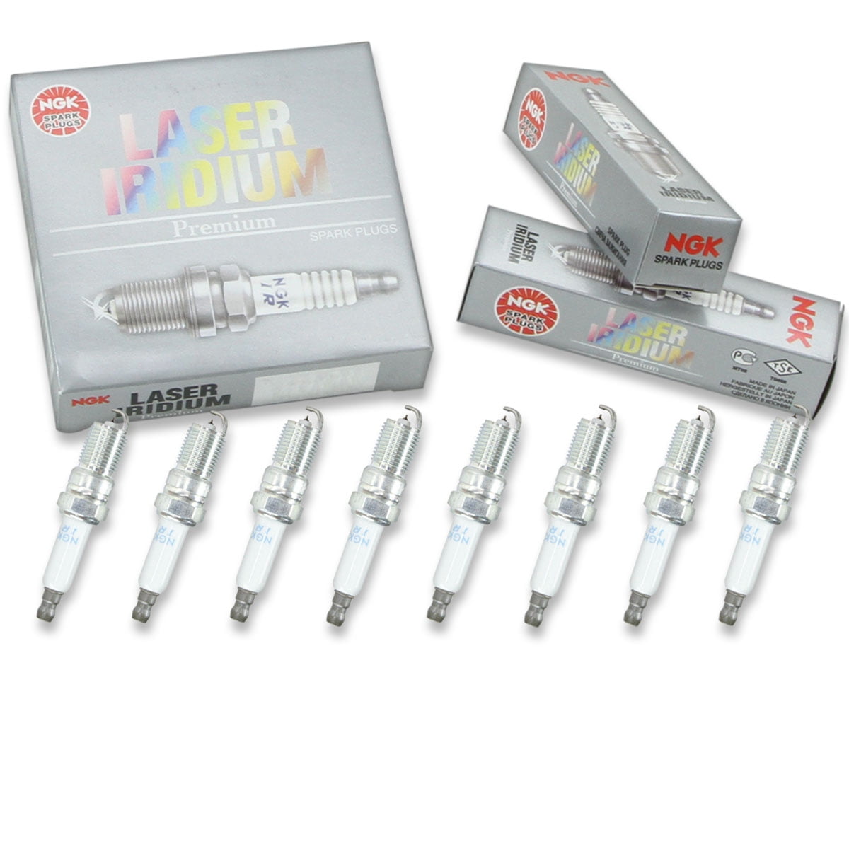 8 pc NGK 5599 Laser Iridium Spark Plugs for 12561454 12568387 12578277 1835616T 1835762T 19158039 19158041 19256067 241-921 24504873 25161677 25163148 25166821 25333938 41-101 41-902 41-908 41-921