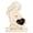 A, variant on Wooden Mother To Be Figurine Pregnant Lady Charm Born Moments for Gender Reveal Baby Showers Nursery Decor Party Favors 3-4"